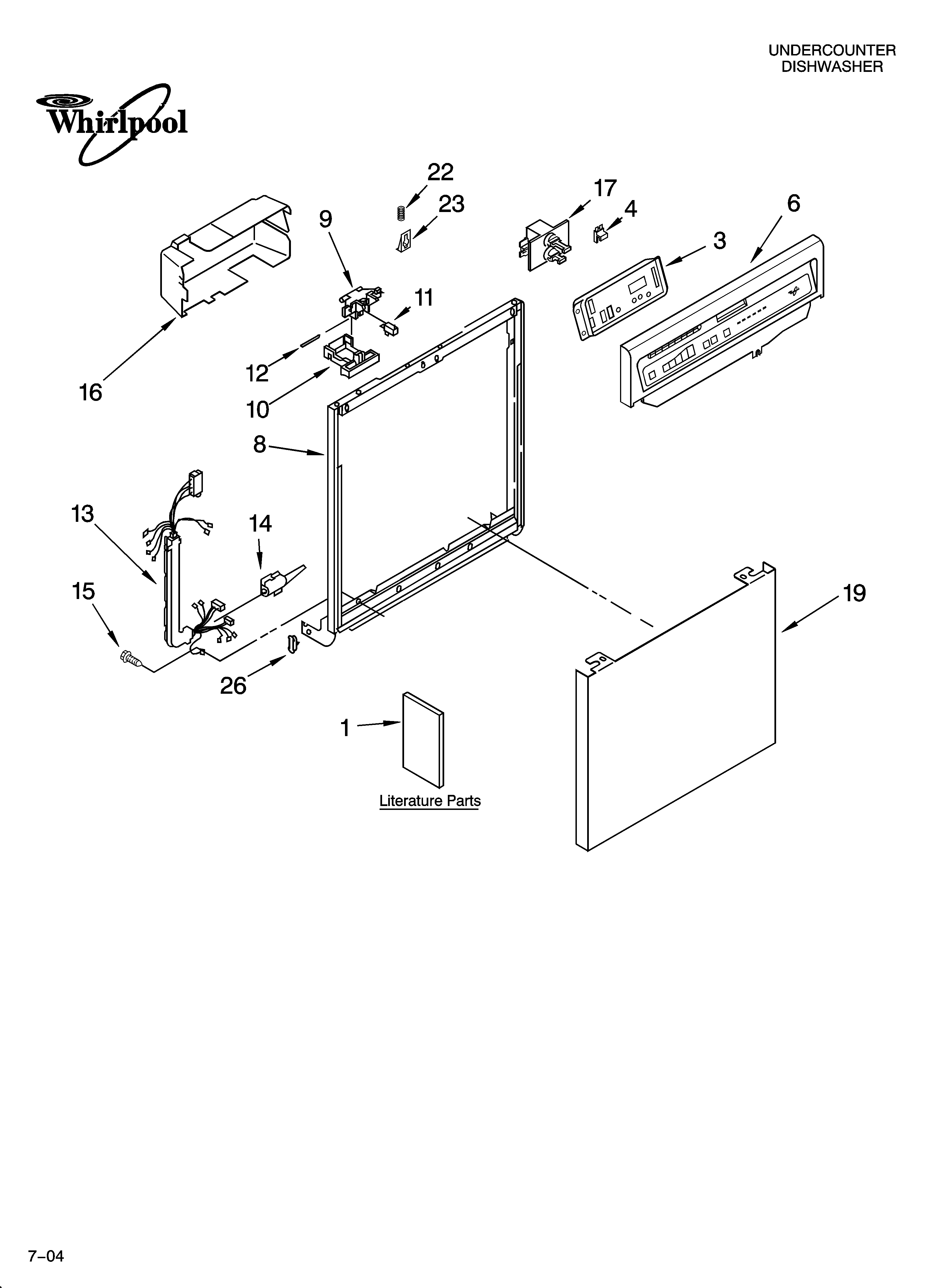 FRAME AND CONSOLE PARTS