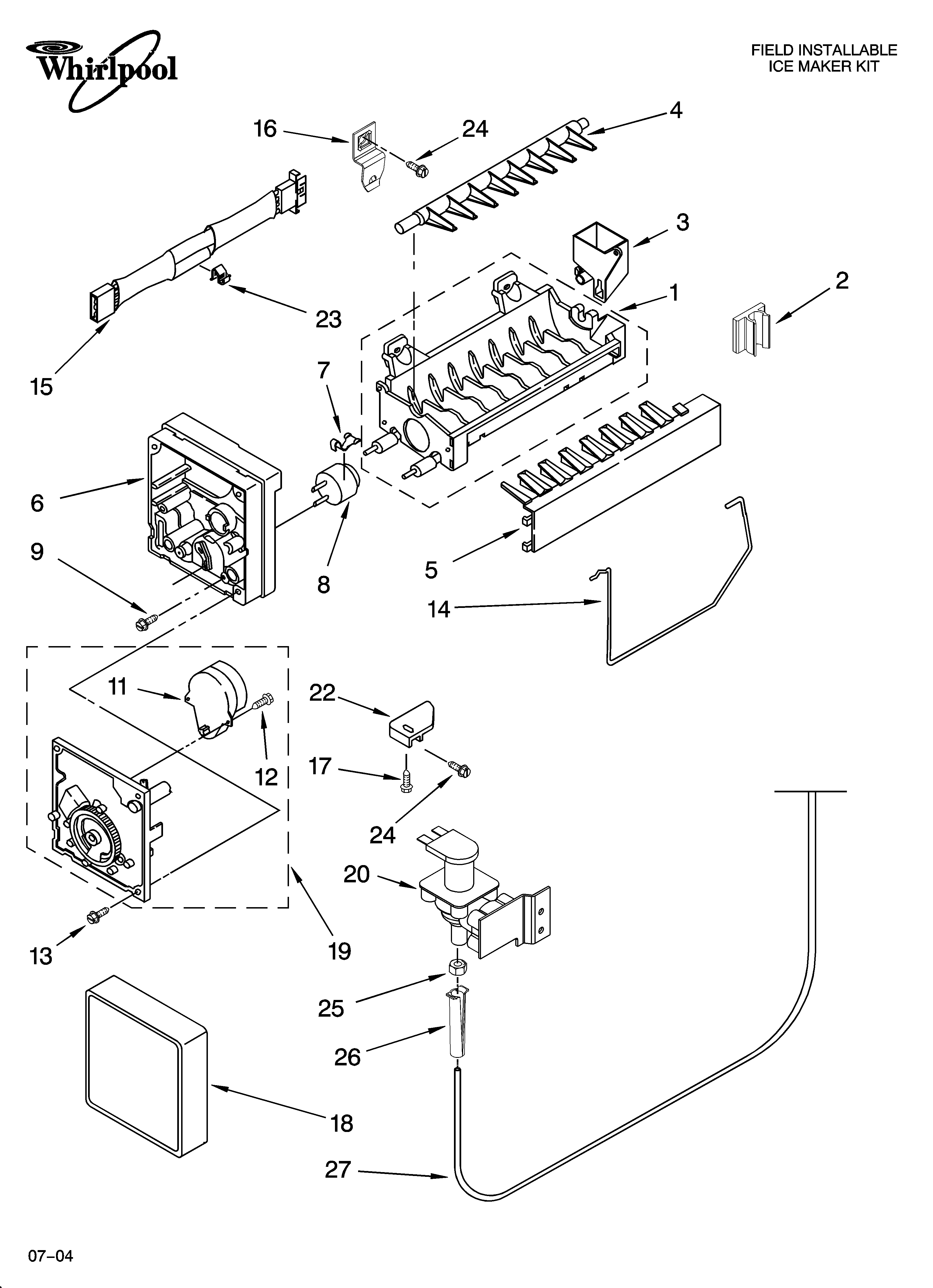 Icemaker parts