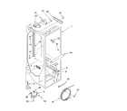 Whirlpool ED2FHEXNL00 refrigerator liner parts diagram