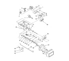 Whirlpool ED2FHEXNB00 motor and ice container parts diagram