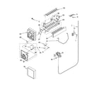 Whirlpool ED5FHEXNS00 icemaker parts, optional parts diagram