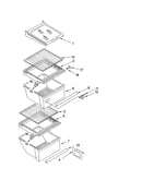 Refrigerator shelf parts