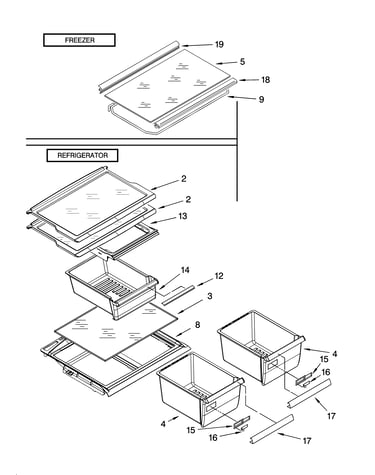 Shelf parts, optional parts