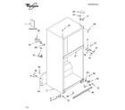 Whirlpool ET8CHKXKB05 cabinet parts diagram