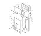 Whirlpool ET8CHKXKT05 door parts diagram