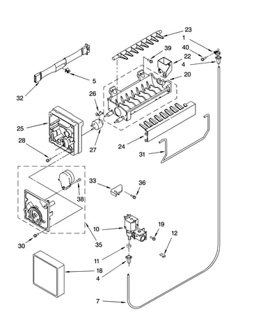 Icemaker parts, optional parts