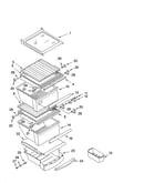 Refrigerator shelf parts