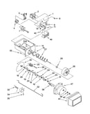 Motor and ice container parts