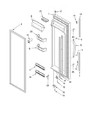 Refrigerator door parts