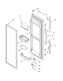 Refrigerator door parts