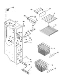 Freezer liner parts