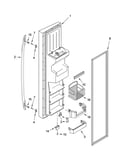 Freezer door parts