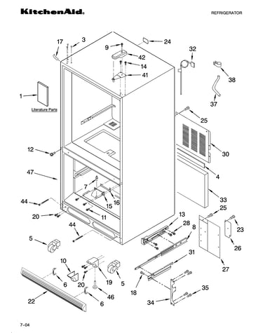 Cabinet parts
