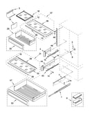 Refrigerator shelf parts