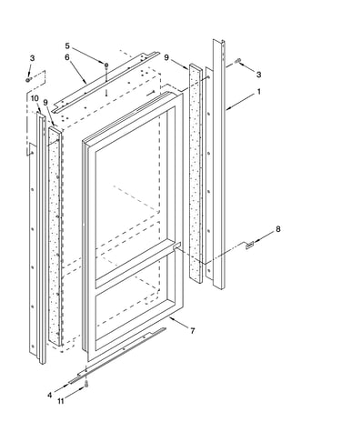 Cabinet and breaker trim parts