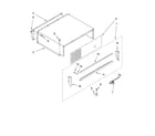 KitchenAid KBRO36FMX01 top grille and unit cover parts diagram