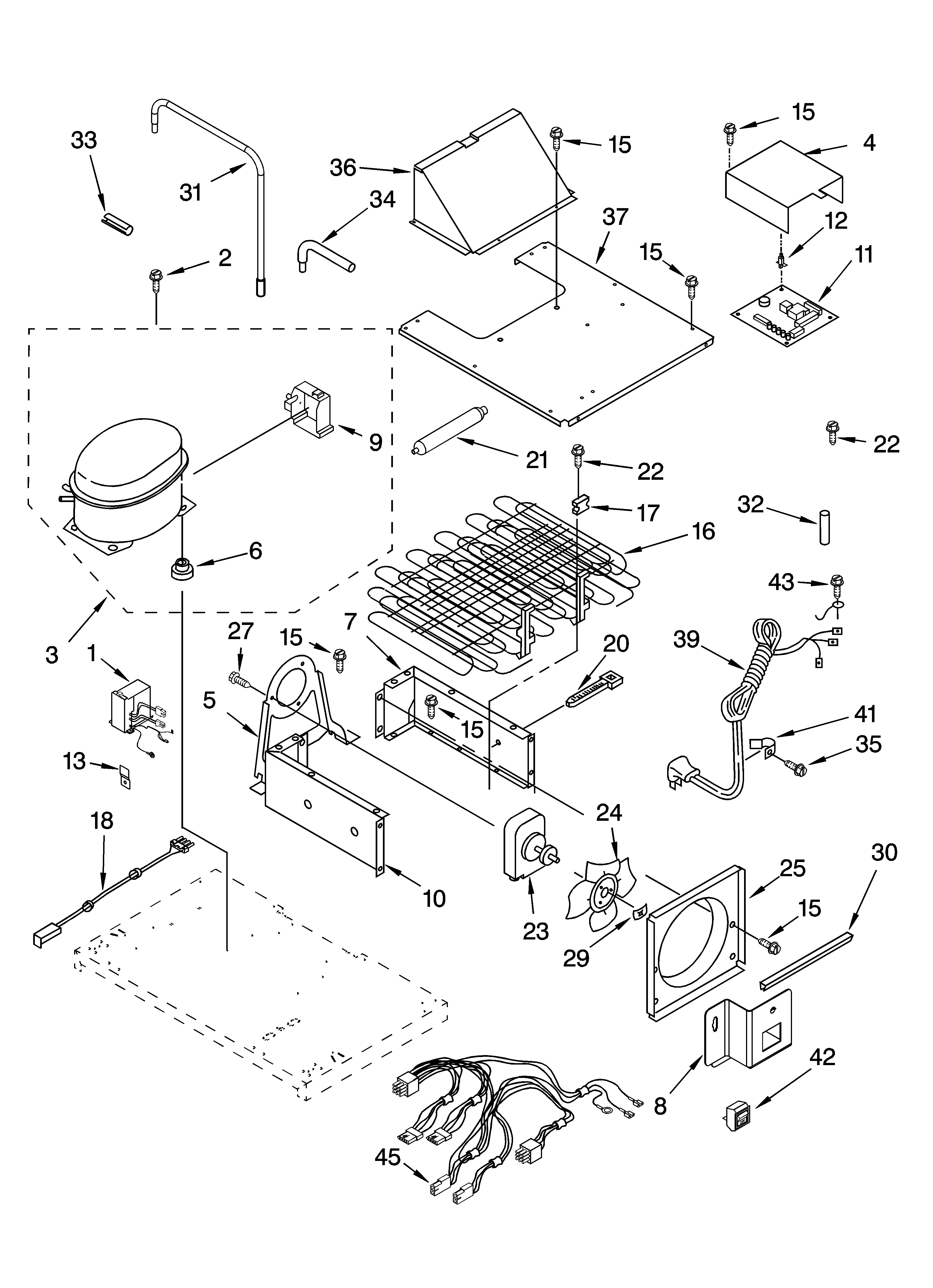 Upper unit parts