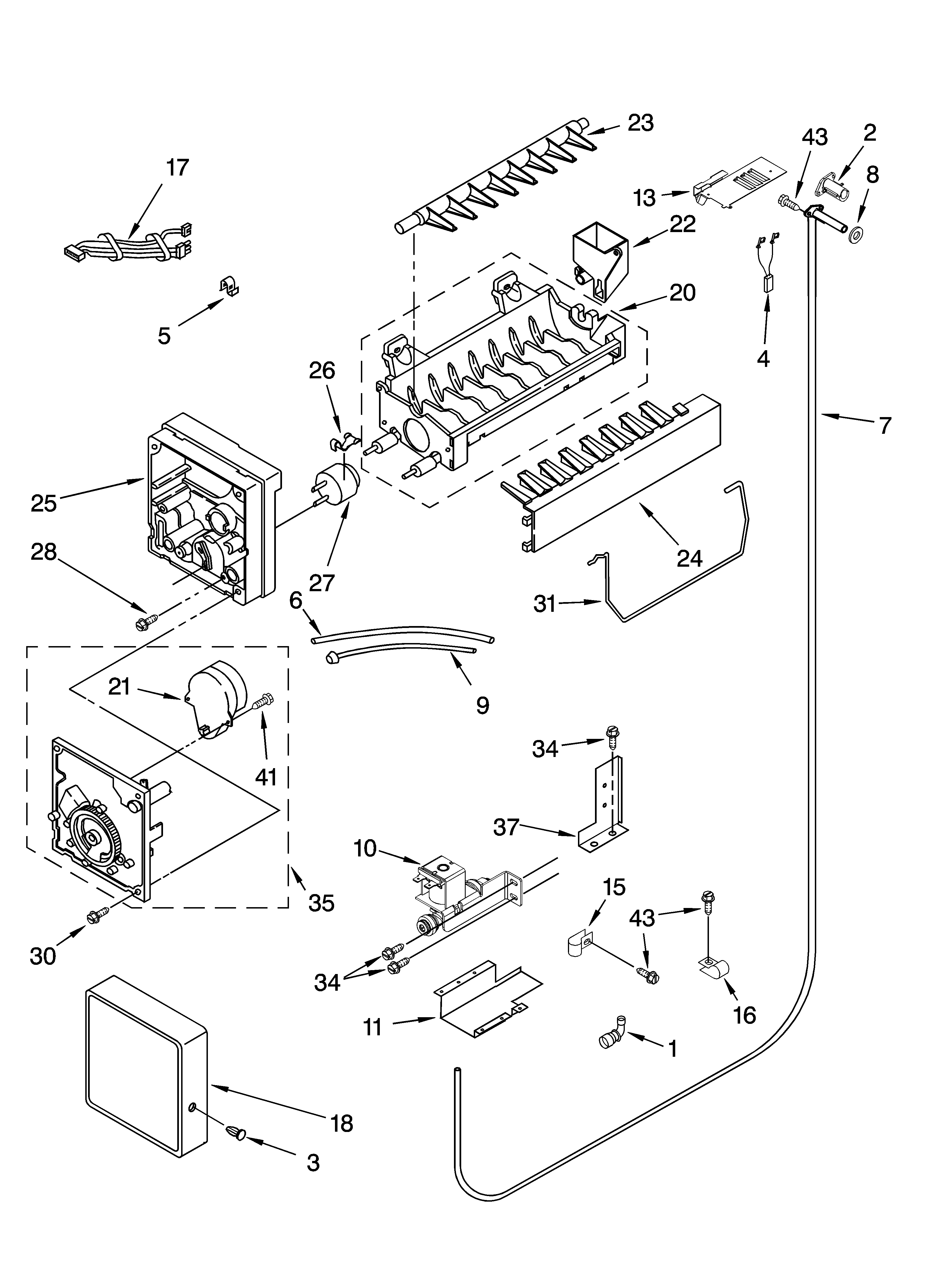Icemaker parts