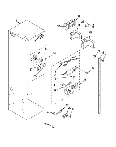 Refrigerator liner parts