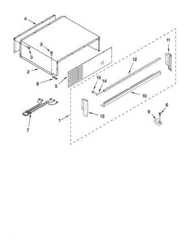 Top grille and unit cover parts