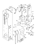 Freezer liner and air flow parts