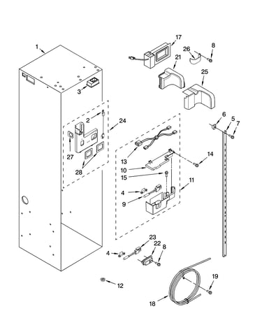 Refrigerator liner parts