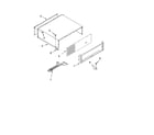 KitchenAid KSSS42FMB01 top grille and unit cover parts diagram