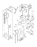 Freezer liner and air flow parts