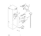 KitchenAid KSSS48FMX01 refrigerator liner parts diagram