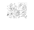 Whirlpool LER6646PW0 bulkhead parts, optional parts (not included) diagram