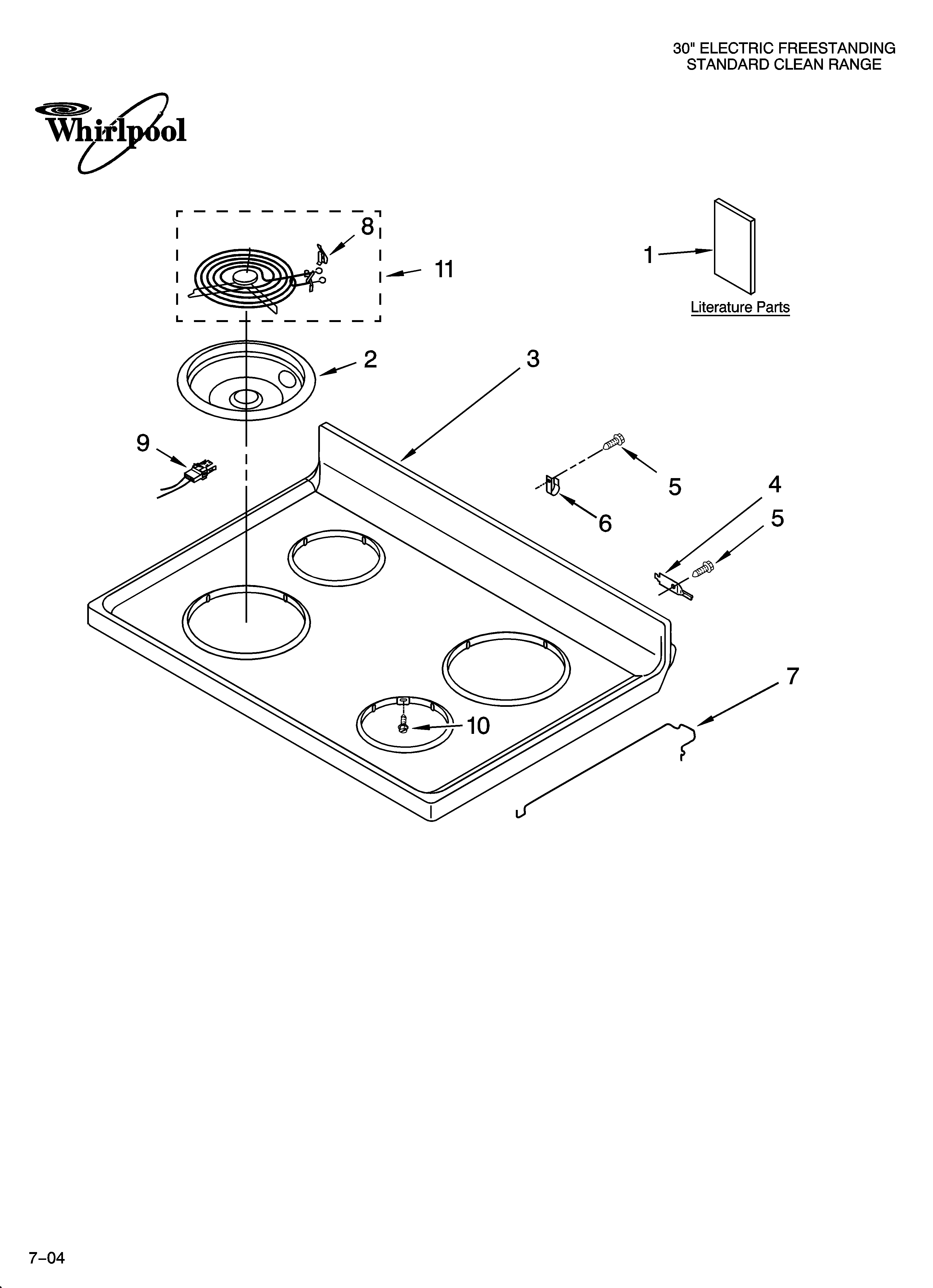 Cooktop parts