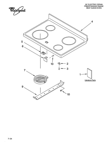 Cooktop parts
