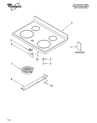 Cooktop parts