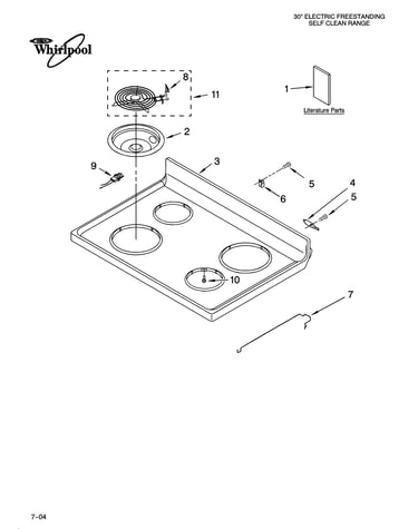 Cooktop parts