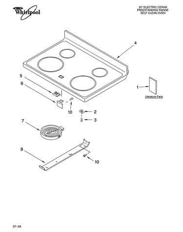 Cooktop parts