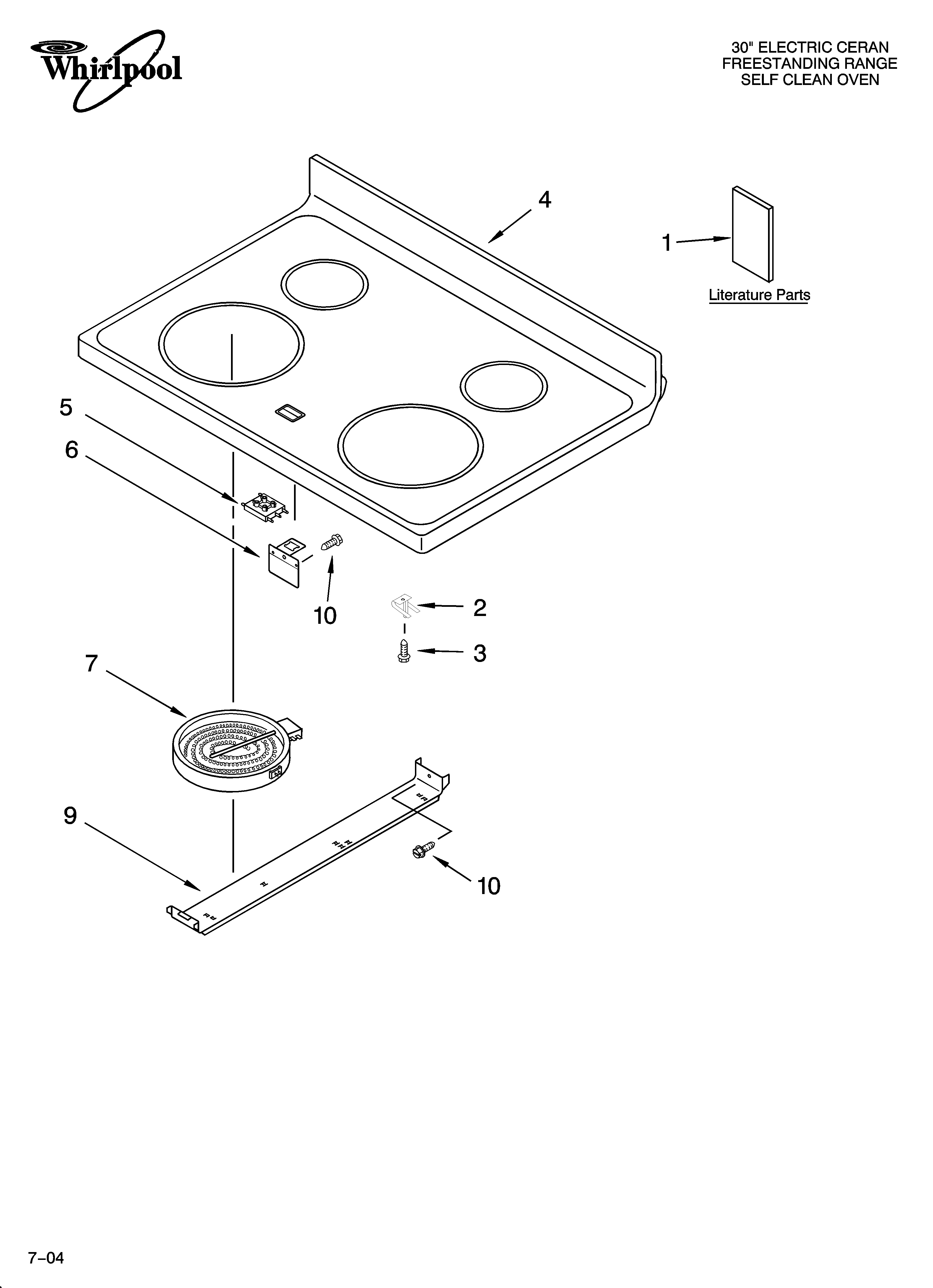 COOKTOP PARTS