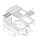 Drawer & broiler parts, optional parts