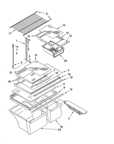 Shelf parts