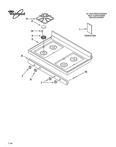 Cooktop parts