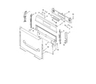 Whirlpool SF368LEPW0 control panel parts diagram