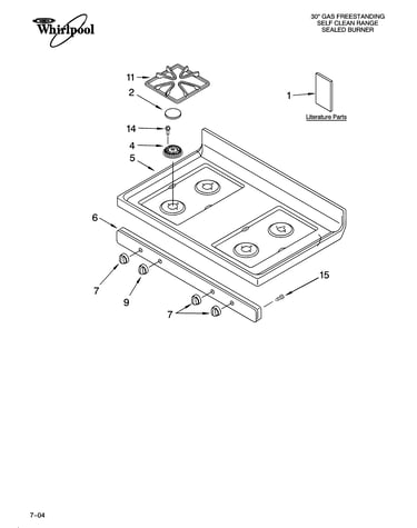Cooktop parts