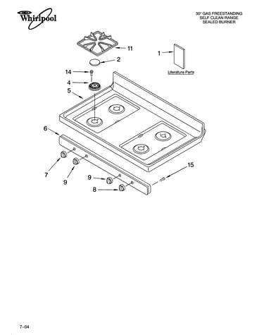 Cooktop parts