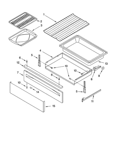 Drawer & broiler parts