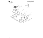 Whirlpool WERE3000PQ2 cooktop parts diagram