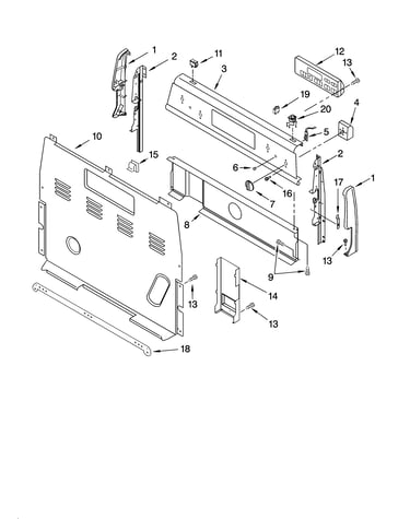 Control panel parts