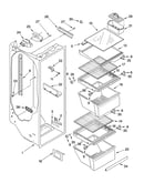 Refrigerator liner parts
