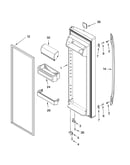 Refrigerator door parts