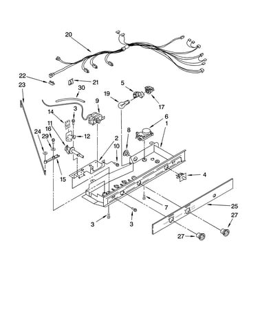 Control parts, optional parts (not included)