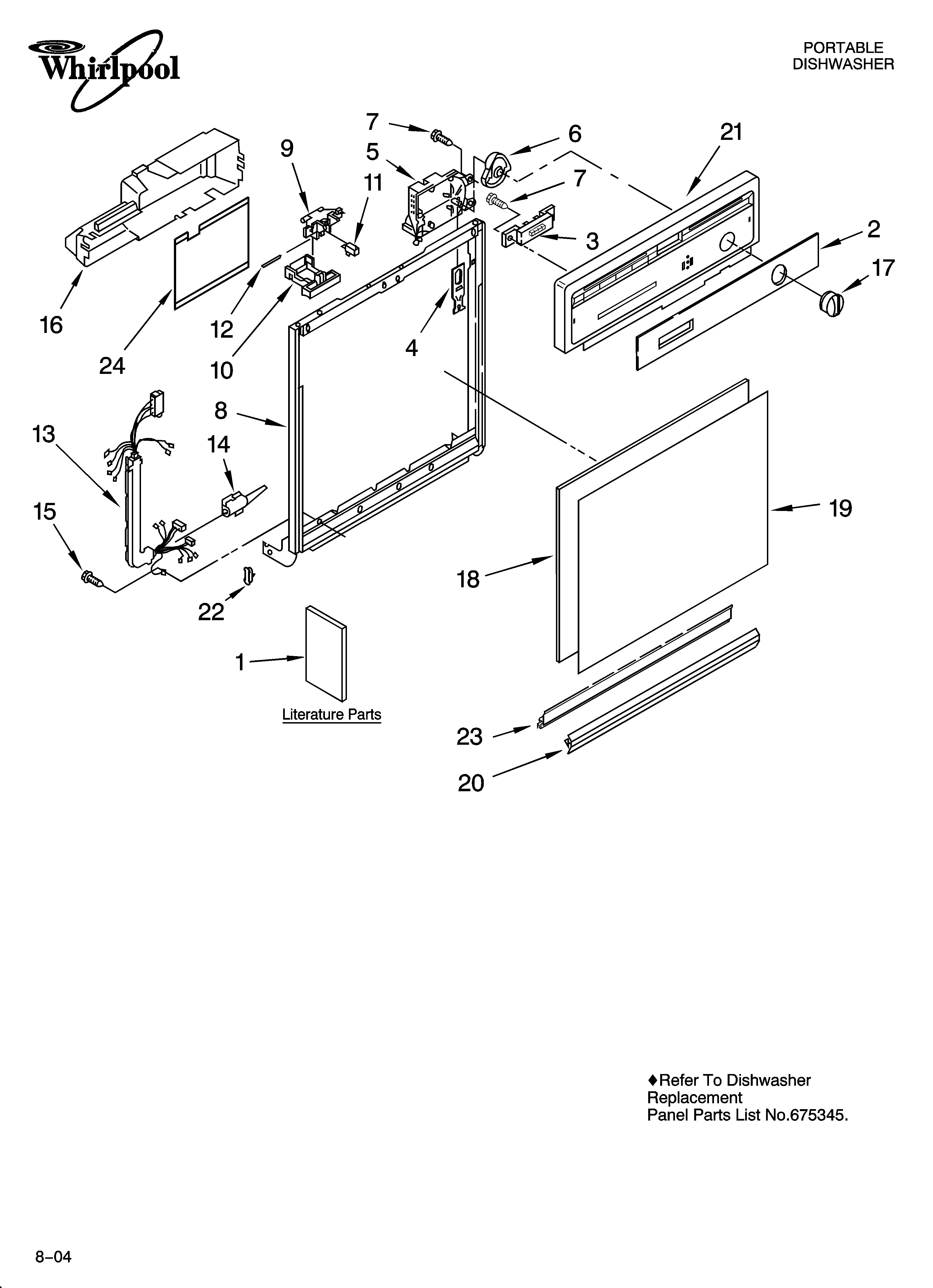 Frame and console parts