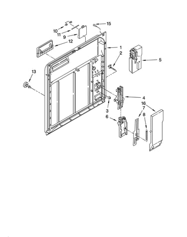 Inner door parts
